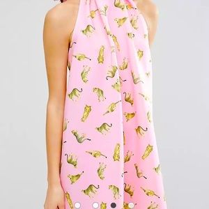 High neck Swing Dress